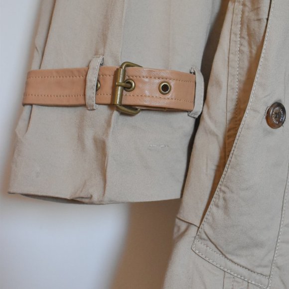 Ralph Lauren Notch Lapel Trench Coat - Picture 2 of 3